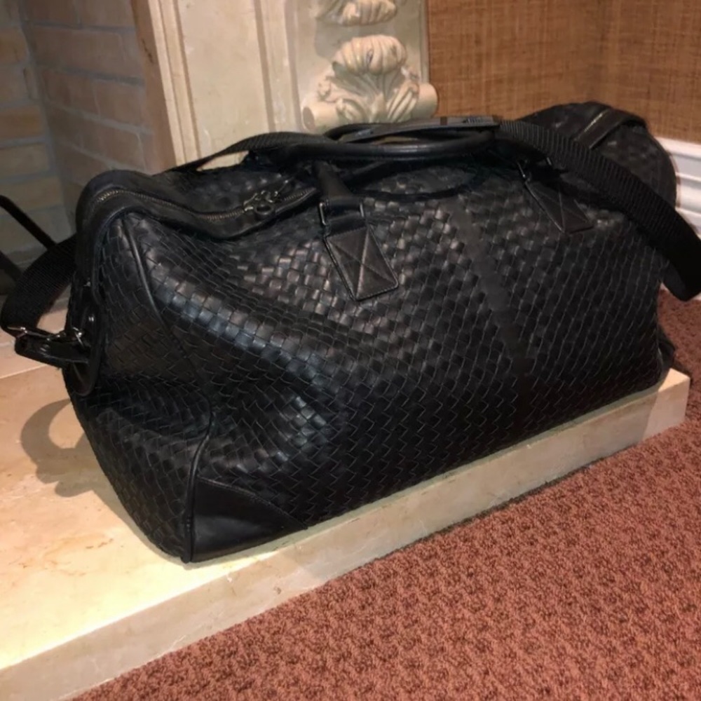 Bottega Veneta Black Duffel bag Large